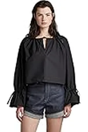 G-Star RAW Dames Sniper shirt met lange mouwen, zwart (dark black A790-6484), XL, , XL