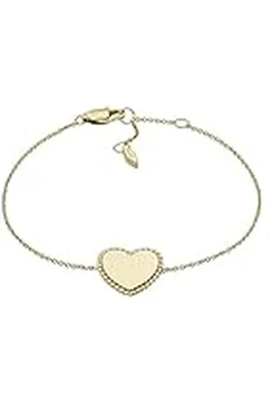 Fossil Station Armband voor Dames, Drew Goudkleurige Roestvrijstalen, JF04361710