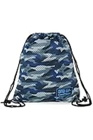 Coolpack Sprint Line Camo Mesh Grey, sporttas met trekkoord, uniseks, kinderen, eenheidsmaat, Meerkleurig, Eén maat