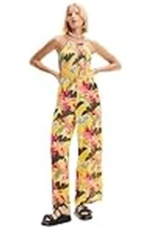 Desigual Swim_Jumpsuit Tropical, 8018 Amarillo, L, , L