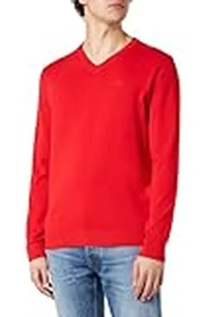 TOM TAILOR Gebreide trui met V-hals voor heren, , M