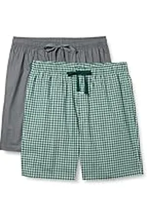 Amazon Katoenen popeline pyjamabroek voor heren, set van 2, , 3X-Large