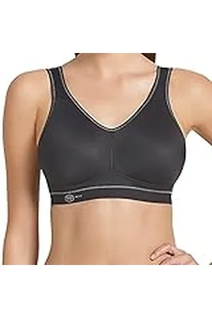 Anita Active Light & Firm Sportbeha voor dames, ondoorzichtig, zwart 001), 70B