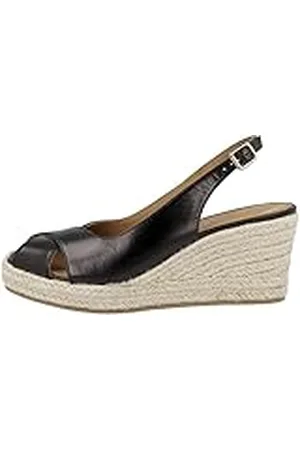 Geox Dames D PANAREA espadrille sleehak sandaal, , 37 EU, , 37 EU