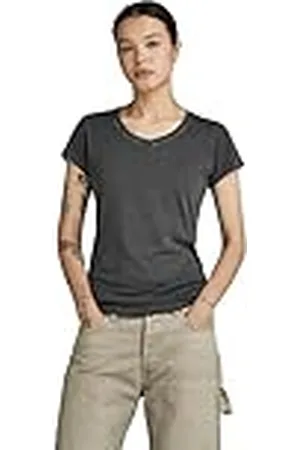 G-Star Raw Eyben Slim Top 2.0 T-shirt voor dames, met V-hals, , S