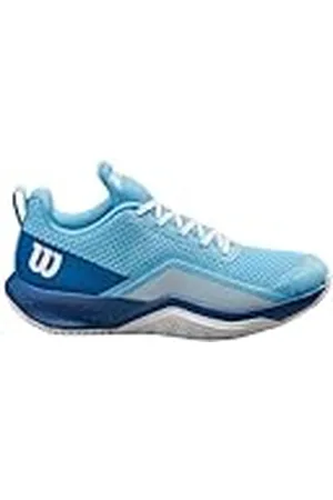Wilson Dames Rush Pro Lite tennisschoen, Bonnie Blauw/Deja Vu Blauw/Wit, 8.5 UK, , 8.5 UK