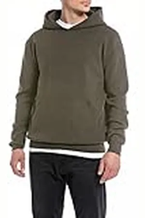 Replay Herenpullover met capuchon, relaxed fit, , M