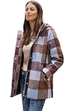 Street one Dames A201865 overgangsjas geruit, , 36, , 36