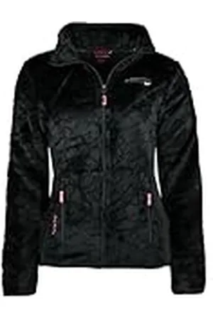 Geographical Norway Universum Lady Warme Fleece Dames Warme Rits Jas Herfst Winter Lente Warm Vrouwen - Lange Mouwen Trui Bont Zacht Comfort Outdoor ( 2XL), , XXL