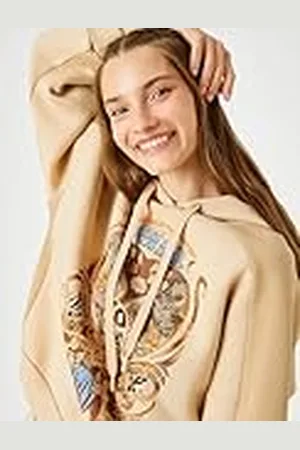 Koton Sweatshirt met capuchon voor dames, , S