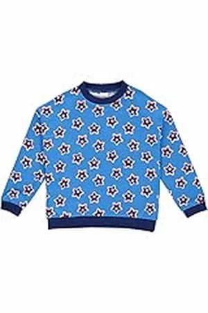 Green Cotton Star sweatshirt, , 104 cm