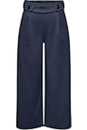 JACQUELINE DE YONG JDY EGGO New Ancle Pants JRS NOOS (DE/NL/SE/PL, Alfanumerisch, L, Regular, Black Iris), , L