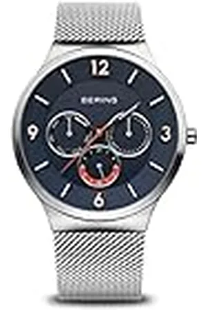 Bering Herenhorloge quartz uurwerk - Klassieke collectie met roestvrij staal en saffierglas 33441-007