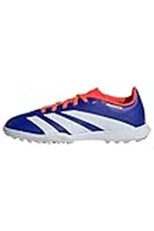 adidas Unisex League J Voetbalschoenen Turf Schoenen, Lucid Blauw Ftwr Wit Zonnerood, 38 EU