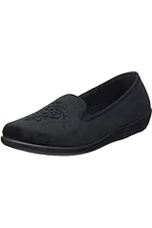 Rohde Dames Ballerup pantoffels, 90 zwart, 36 EU, , 36 EU Breed
