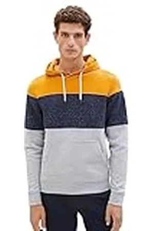 TOM TAILOR Herenhoodie met cutline-look, , L