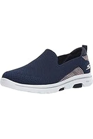 Skechers Go Walk 5 Prized Sneakers voor dames, marineblauw, 37 EU