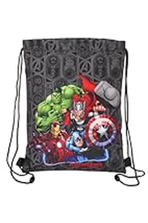 Safta Avengers Ventta Kinderrugzak, plat, ideaal voor kinderen van verschillende leeftijden, comfortabel en veelzijdig, kwaliteit en duurzaamheid, 26 x 34 cm, , M, Casual