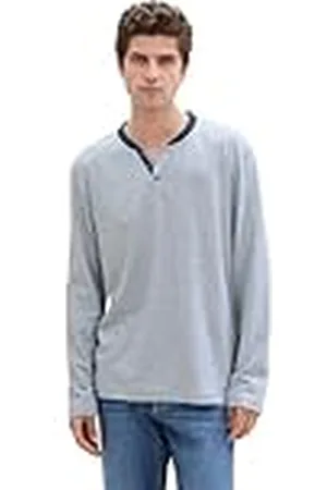 TOM TAILOR Heren T-shirt met lange mouwen, , XXL