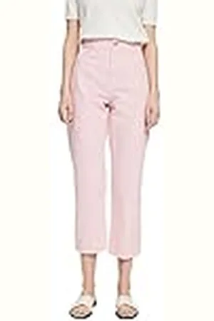 ESPRIT Dames 052EE1B308 broek, 690/LIGHT PINK, Regular