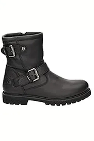Panama Jack Damen Klassische Stiefel Felina Igloo, Vrouw Stiefel,Lammfell, Zwart , 38 EU