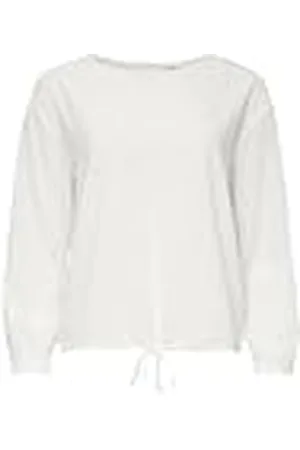 QS by s.Oliver Gestructureerde blouse met overgesneden schouders, , 40