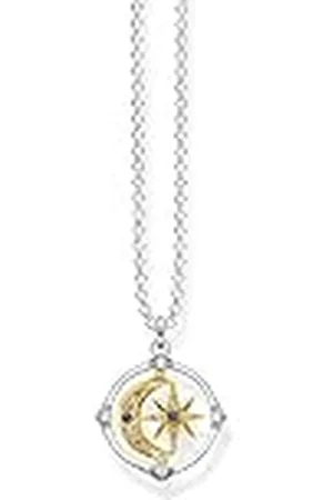Thomas Sabo Damesketting 925 zilver kleursteen 32017957, 50 cm, Sterling zilver, Niet van toepassing