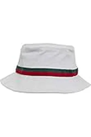 Flexfit Yupoong Stripe Bucket Hat Uniseks Vissershoed voor heren en dames, , One size