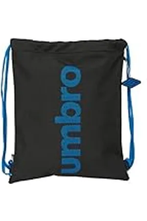 Safta Umbro Jet Black Rugzak, plat, groot, ideaal voor kinderen van verschillende leeftijden, comfortabel en veelzijdig, kwaliteit en duurzaamheid, 35 x 40 cm, , M, Casual