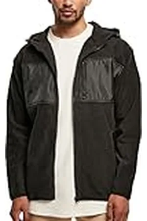 Urban classics Herenjas met capuchon van microfleece, ., S