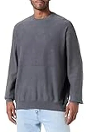 Armani Exchange Heren The Grid, Sustainable, Reverse Jersey Link Stitch Pullover Sweater Sweater, , XS
