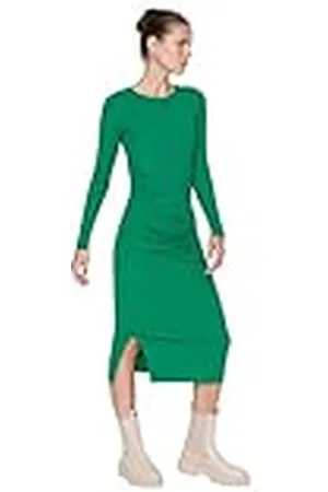 Trendyol Dames Midi Bodycone Slim Geweven Jurk, , S