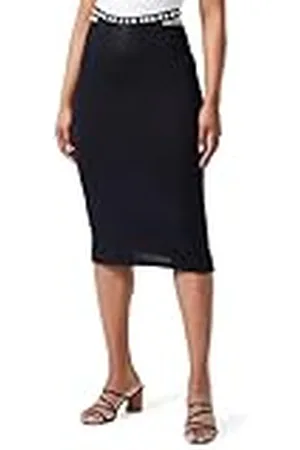 Koton Dames Jewel Detail Midi Pencil Rok, , M