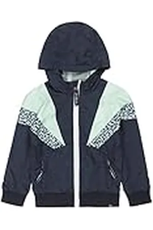 Koko Baby Girls Summer Coat Dark Blue Mint met capuchon, 100% polyester, 56