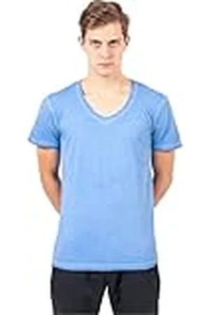 Urban classics Heren Spray Dye V-hals Tee T-shirt, , S