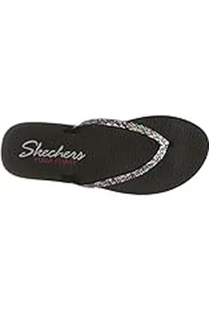 Skechers Meditatie Shine Away teenslippers voor dames, , 38 EU