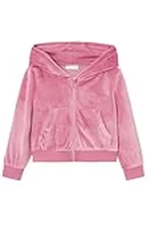 NAME IT Meisjes Nmfstephanie Nreg Ls Vel Card Wh Sweatshirtjack, , 104