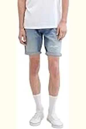 TOM TAILOR Heren bermuda jeans shorts, , XS