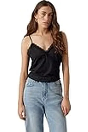 VERO MODA Dames Vmditte Singlet Crop JRS Noos Top, , XL
