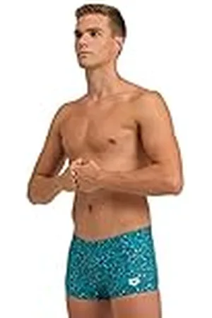 Arena Heren Swim Short Allover Trunks, Blue Ocean Flowers Multi, 50