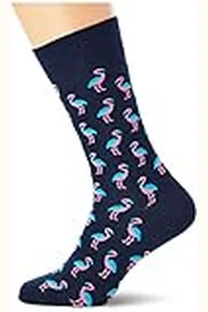 Happy Socks HS by heren Flamingo 3-Pack sokken, 4-11 (maat: 41-46), Meerkleurig, 37-45 EU