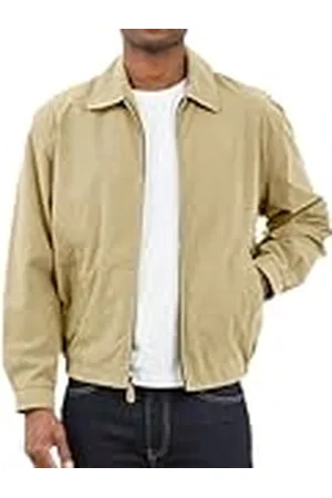 London Fog Heren Auburn Zip Front Golf Jacket (Regular & Big-Tall Maten) Katoen Lichtgewicht, , M