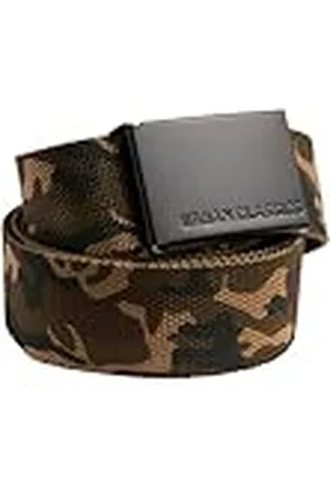 Urban classics Unisex riem canvas riem voor heren en dames, traploos verstelbare stoffen riem, lengte 120 cm, breedte ca. 3,7 cm, met ijzeren gesp