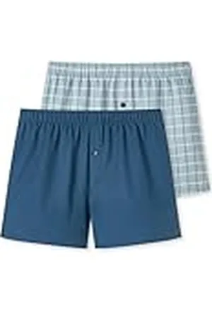 Schiesser Jongens 2 Pack Boxershorts-Webboxer-maat 140 tot 176 ondergoed, , , 176 cm
