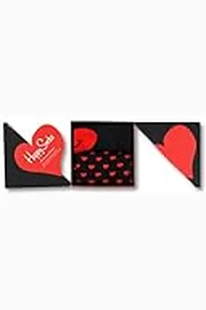 Happy Socks Heren Heart You 2-Pack Gift Set sokken, , 4-11 (maat: 41-46)