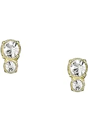 Fossil Oorbellen Voor Vrouwen Goudkleurig Roestvrij Staal, L: 5,1 mm X B: 3,1 mm, JF04373710