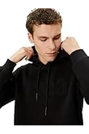 Koton Heren Atatürk geborduurde Kangaroo Pocket Hoodie, , S