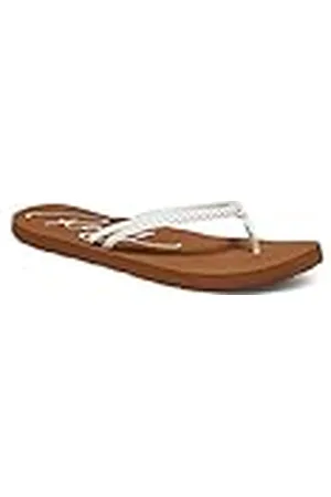 Roxy Cabo Teenslippers voor dames, Wit, 40.5 EU
