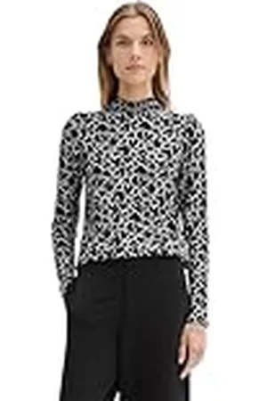 TOM TAILOR T-shirt met lange mouwen voor dames, , XS
