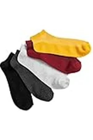 Koton Heren Basic Bootie Sokken Set 5-Pack, Zwart (999), One Size, , One Size